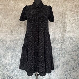 Monteau Black and White Mini Dress